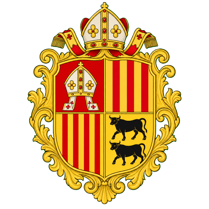 Coat of arms of the Ministry of Foreign Affairs and European Integration of Andorra